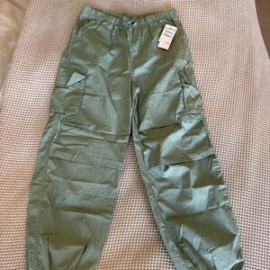 Nordstrom Olive Green Parachute Pants
